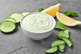 Cucumber yogurt dip